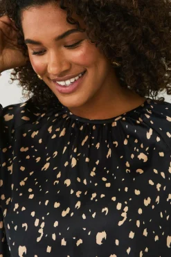 Ellos Plus collection Bluse i satin