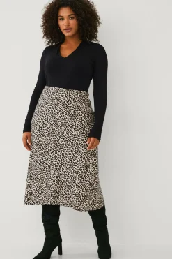 Ellos Plus collection Nederdel med elastik i taljen