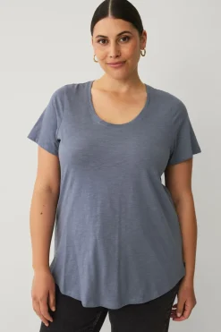 Ellos Plus collection Top med rund hals