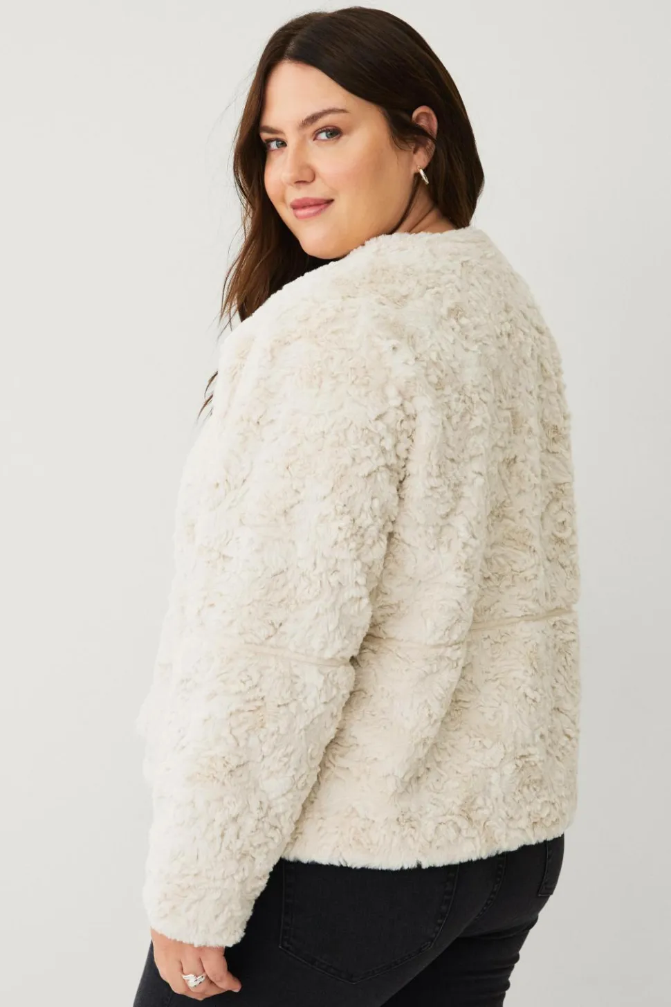 Ellos Plus collection Jakke i imiteret pels
