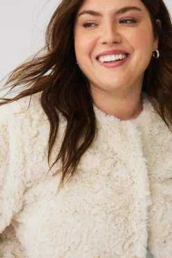 Ellos Plus collection Jakke i imiteret pels