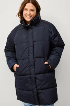 Ellos Plus collection Foret frakke med skorstenskrave