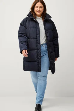 Ellos Plus collection Foret frakke med skorstenskrave