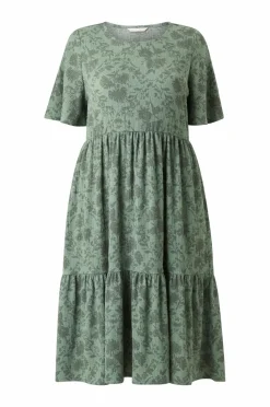 Ellos Plus collection Kjole med flæser