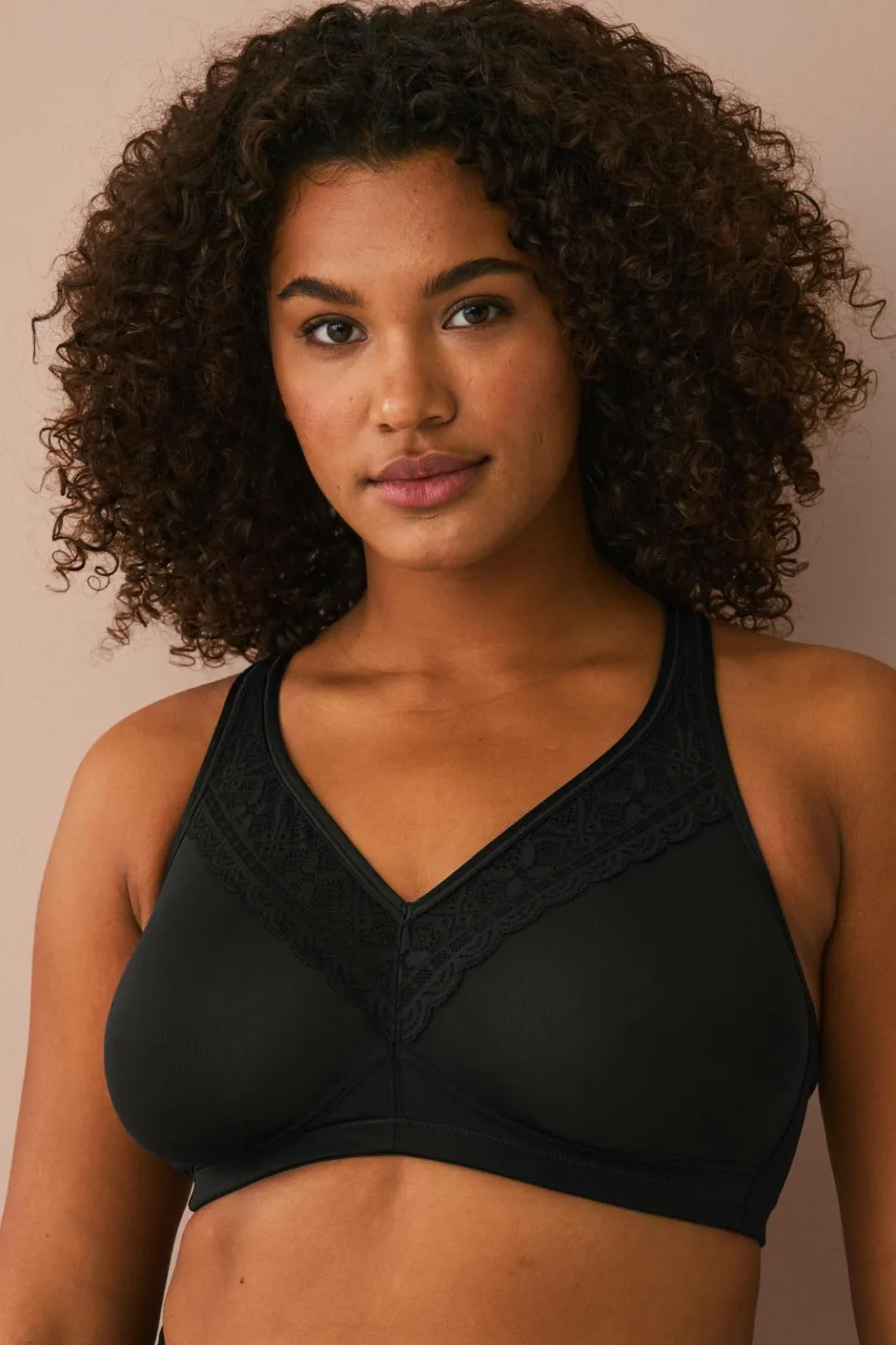 Ellos Plus collection Blød BH med en blonde