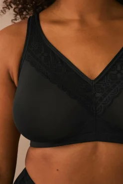 Ellos Plus collection Blød BH med en blonde