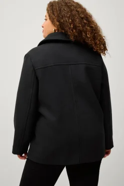 Ellos Plus collection Kort frakke i uldmiks