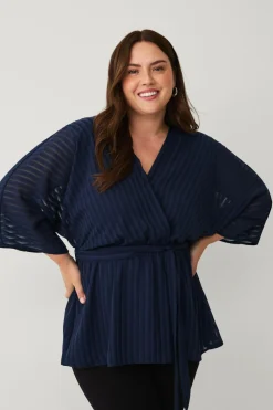 Ellos Plus collection Bluse med V-hals