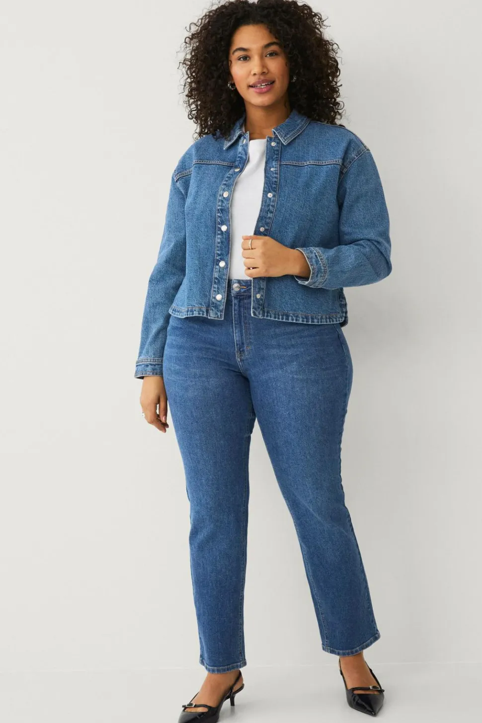 Ellos Plus collection Kort cowboyjakke