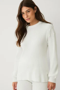 Ellos STUDIO Blød ribstrikket trøje