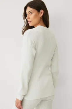 Ellos STUDIO Blød ribstrikket trøje