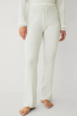 Ellos STUDIO Bløde ribstrikkede bukser