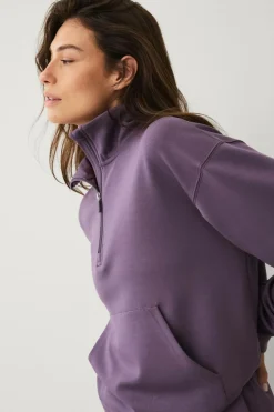 Ellos STUDIO Sweatshirt Tech Sweat Halfzip