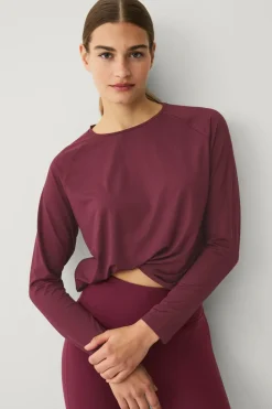 Ellos STUDIO Træningstop Loose Top Core LS