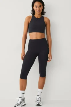 Ellos STUDIO Træningstights Capri Tights Flat Front Core