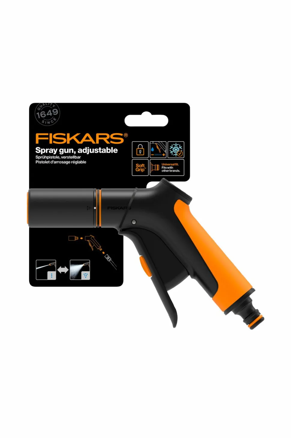 Fiskars Justerbar strålepistol Front Trigger