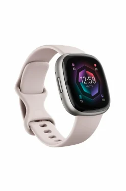 Fitbit Sense 2, Lunar White/Platinum