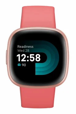 Fitbit Versa 4, Pink Sand/Copper Rose