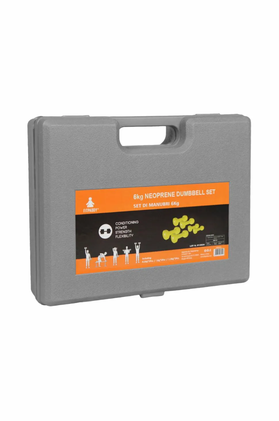 FITPADDY Vinyl vægtstangssæt 6 stk.