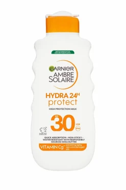 Garnier Ambre Solaire Hydra 24 Timer Protect Sun Protecting Milk SPF30 For Normal Skin 175 Ml