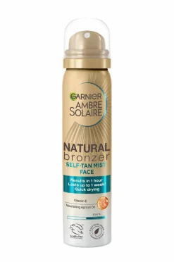 Garnier Ambre Solaire Natural Bronzer Self Tan Mist Face 75 ml