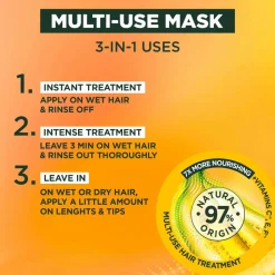 Garnier Fructis Hair Food Banana Hair Mask For Dry Hair 400 Ml