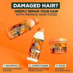 Garnier Fructis Hair Food Papaya Hair Mask For Damaged Hair 400 Ml