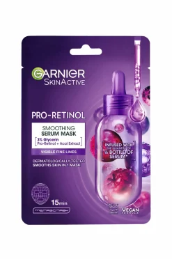 Garnier Skinactive Pro-Retinol Smoothing Serum Sheet Mask For All Skin Types