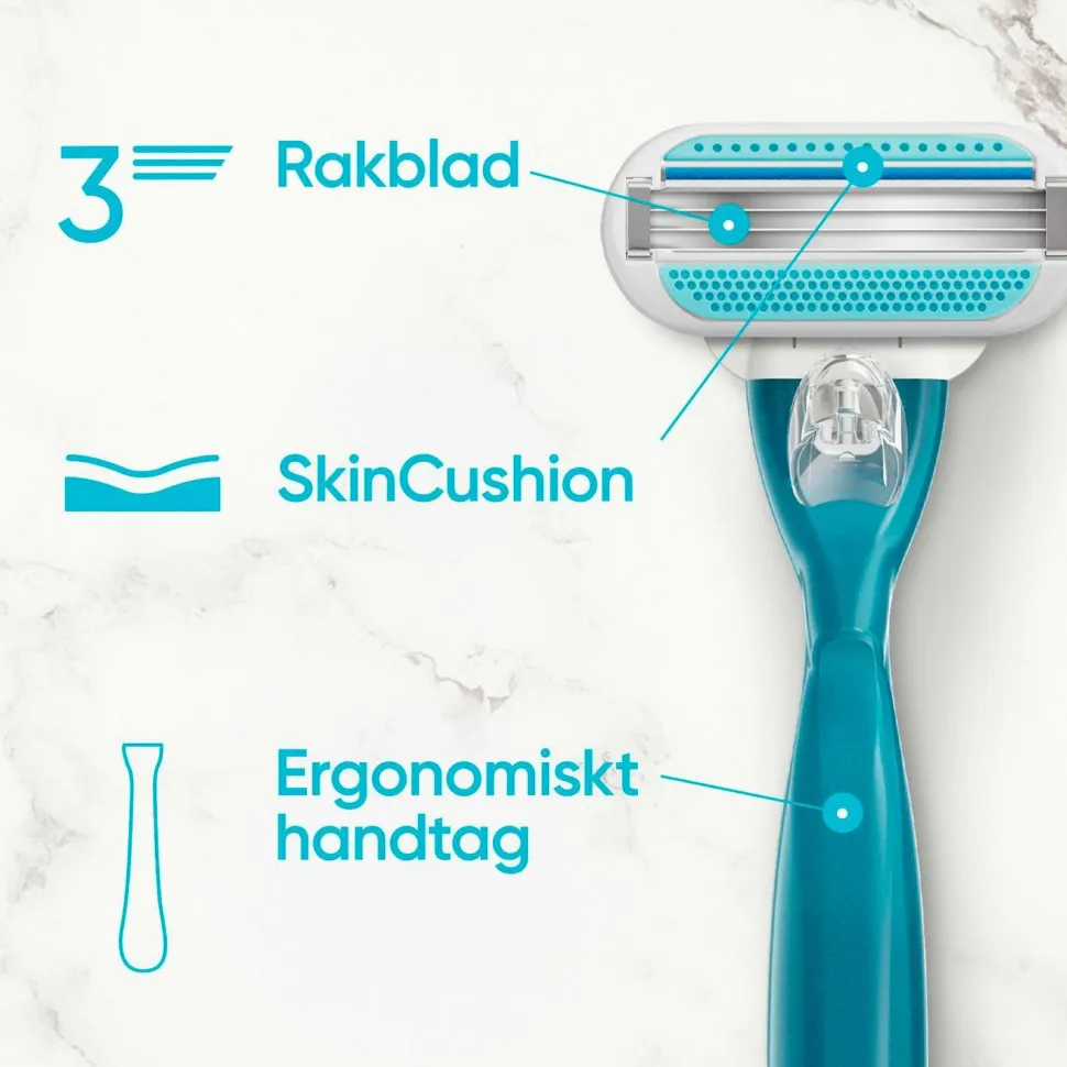 Gillette Barberblad Smooth 8-pak