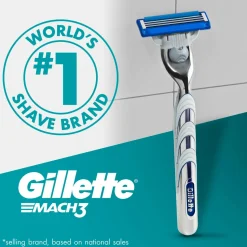 Gillette Barberkniv Mach3 Turbo med 2 barberingsbadekar
