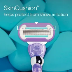 Gillette Barberkniv Deluxe Smooth Swirl med 3 barberblade