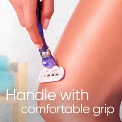 Gillette Barberkniv Deluxe Smooth Swirl med 3 barberblade