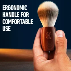 Gillette Barberkost med træhåndtag