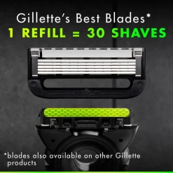 Gillette Udjævningsplan Labs + 2 barberblade, magnetisk stativ og rejseetui