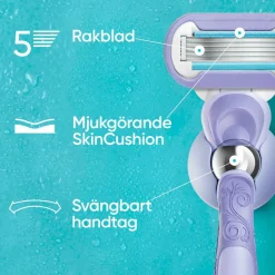 Gillette Udjævningsplan Extra Smooth Swirl + 1 barberblad