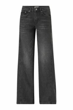 Gina Tricot Jeans Low Wide Front Seam