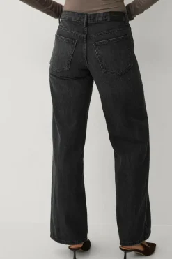 Gina Tricot Jeans Low Wide Front Seam