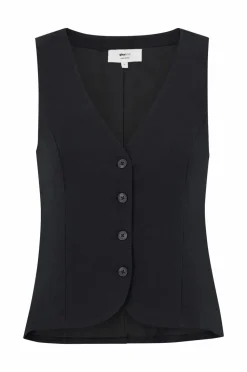 Gina Tricot Vest Linen Blend Tailored Vest