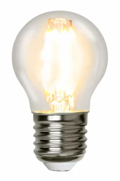 Globen Lighting Ljuskälla E27 LED Filament Glob Klar 45 mm, 4,2W