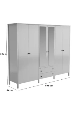 Hanah Home Garderobe Selena