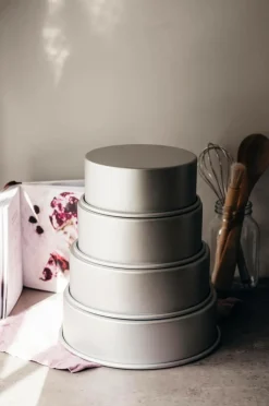 Heirol Rund kageform 15 cm anodiseret aluminium Heirol