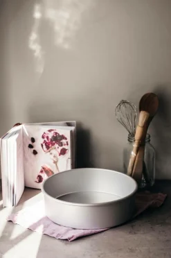 Heirol Rund kageform 25 cm anodiseret aluminium Heirol