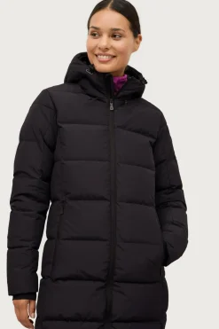 Áhkká Dunfrakke med hætte