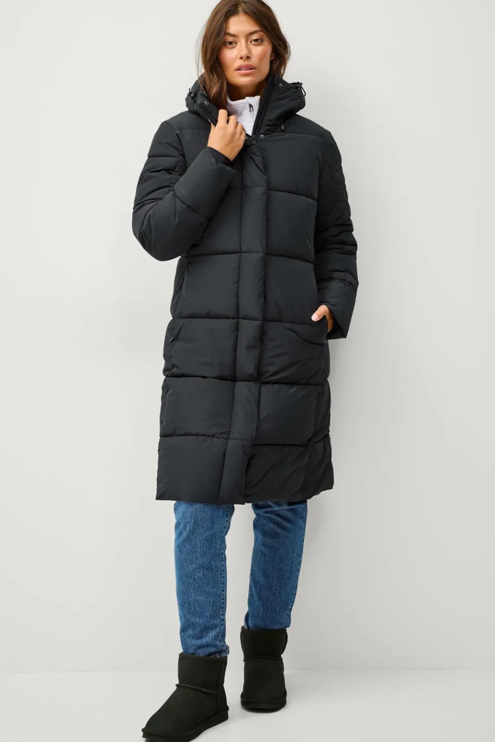 Áhkká Frakke Warm Mid Length Parka W
