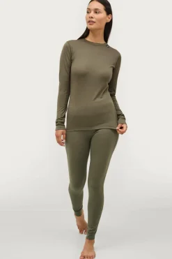 Áhkká Langærmet undertrøje Merino Wool LS Tee W