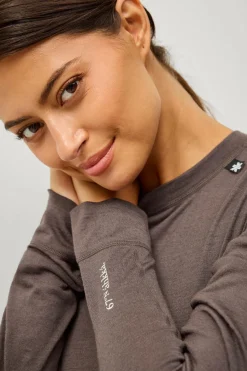 Áhkká Langærmet undertrøje Merino Wool LS Tee W