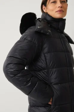 Áhkká Parka Gold Shiny Parka w Detachable Hood