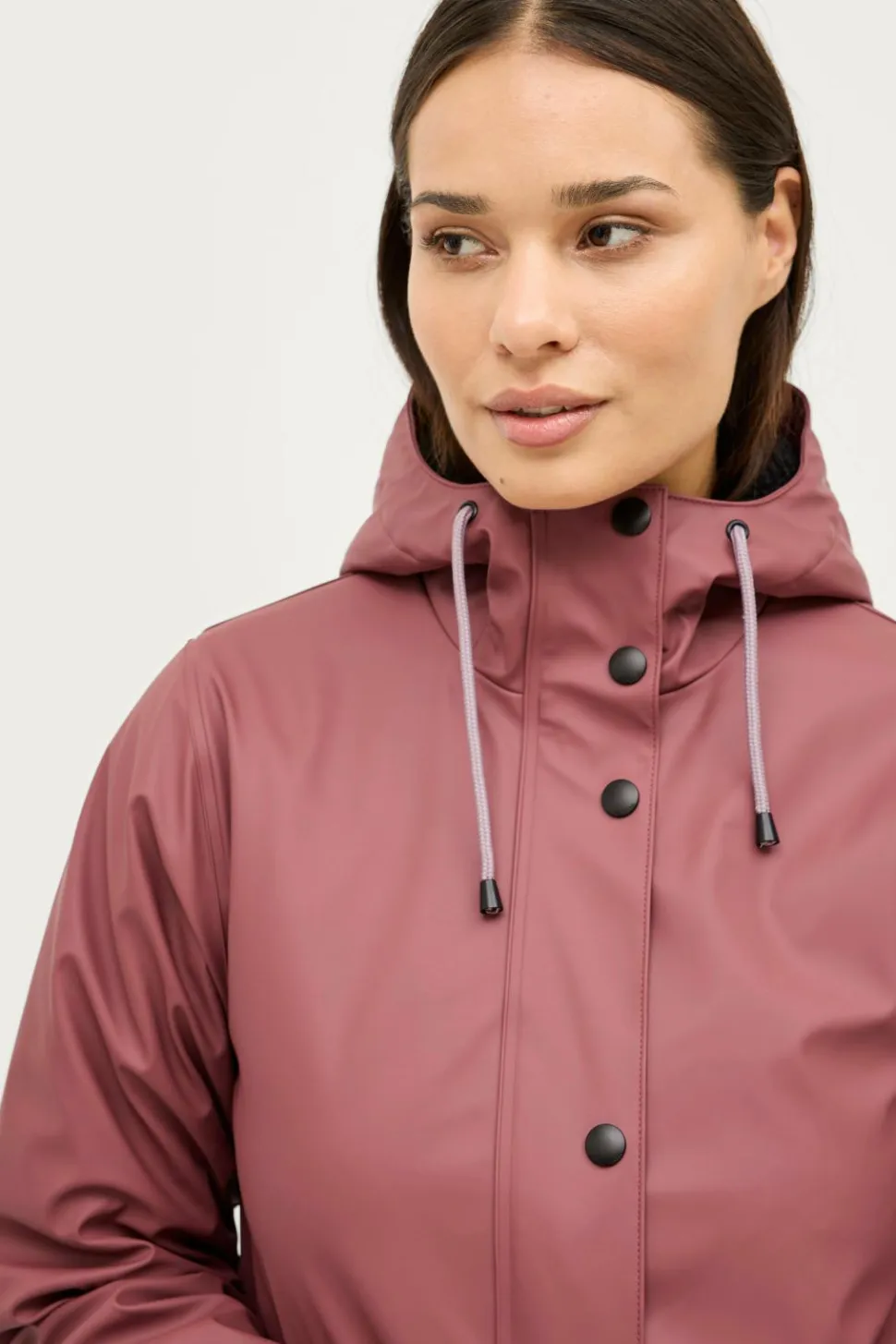 Áhkká Regnparkacoat med plysfor