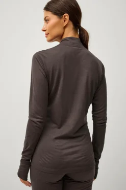 Áhkká Termisk top Merino Wool LS Halfzip W