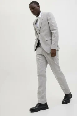 Jack & Jones Dragt jprRiviera Linen Suit Slim Fit SN